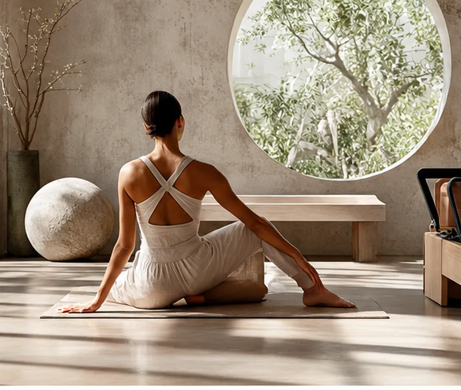 Пространството на OLIVE Pilates Studio